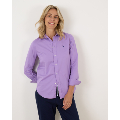 Ralph Lauren Relaxed-fit Blouse Wisteria
