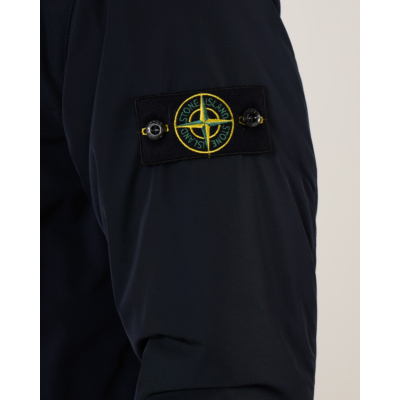 Stone Island Hooded Jacket Navy Blue