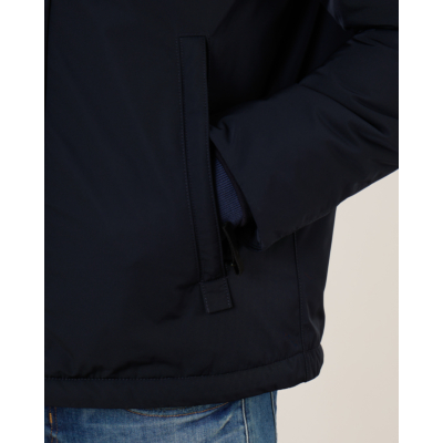Stone Island Hooded Jacket Navy Blue