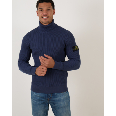 Stone Island Rib Sweater 552C2 Mid Blue