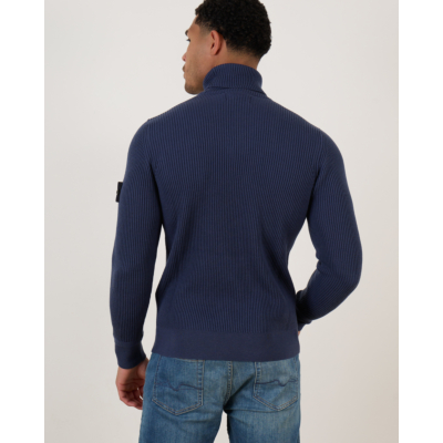 Stone Island Rib Sweater 552C2 Mid Blue