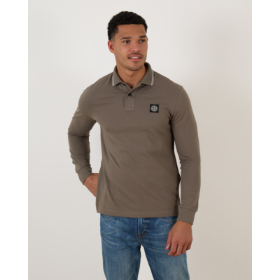 Stone Island Longsleeve Polo 2SL18 Walnut