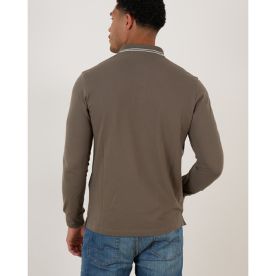 Stone Island Longsleeve Polo 2SL18 Walnut