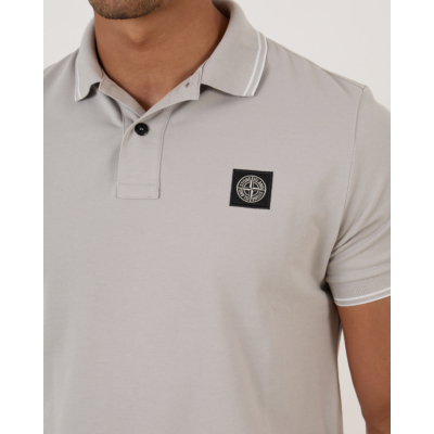 Stone Island Slim Fit Polo 2SC18 Grey
