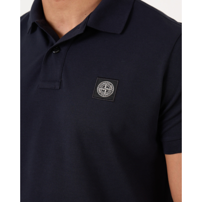 Stone Island Slim Fit Polo 2SC17 Navy Blue