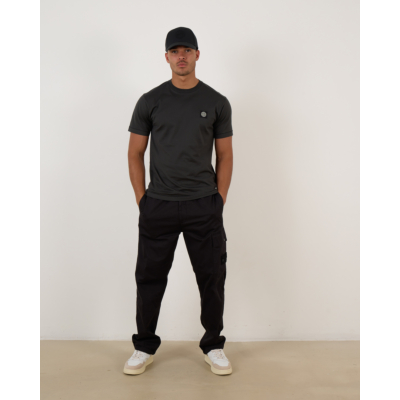Stone Island Ghost Cargo Trousers 336F6 Black