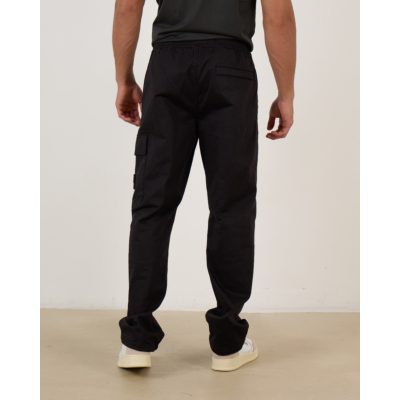 Stone Island Ghost Cargo Trousers 336F6 Black