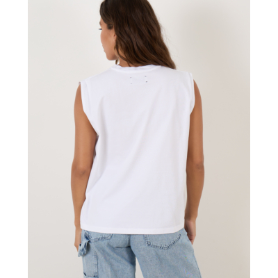 Ame Antwerp Kill Sleeveless T-shirt Off White