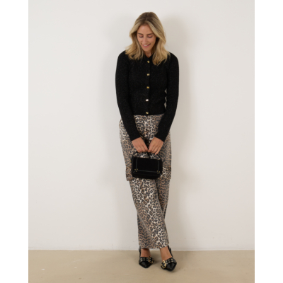 Ganni Sparkle cardigan black