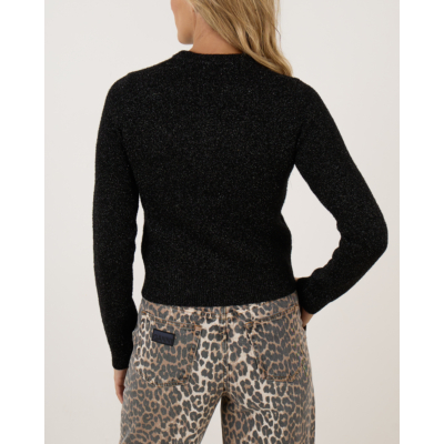 Ganni Sparkle cardigan black