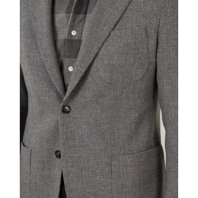De Petrillo colbert single breasted 4960 grey