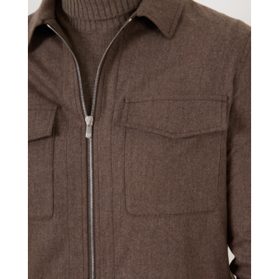 Marco Pescarolo Urus Overshirt Taupe
