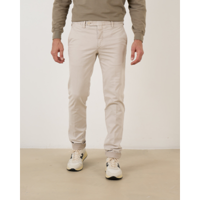 Rota Pantalon Cotton Stretch Casual Sand