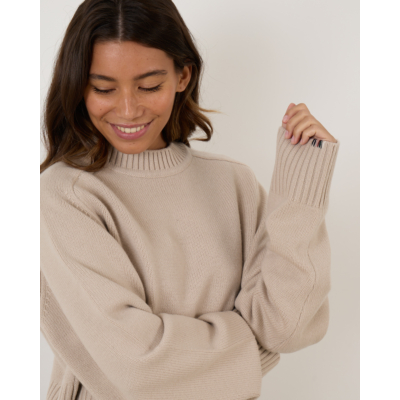 Extreme Cashmere N°256 Judith Pullover Eggshell