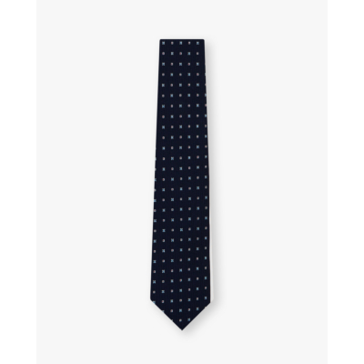 E. Marinella Classic Silk Tie Navy