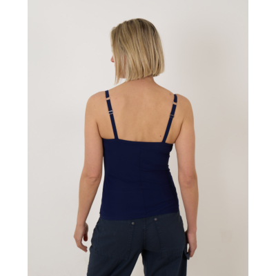 Hanro Allure Padded Bra Top navy