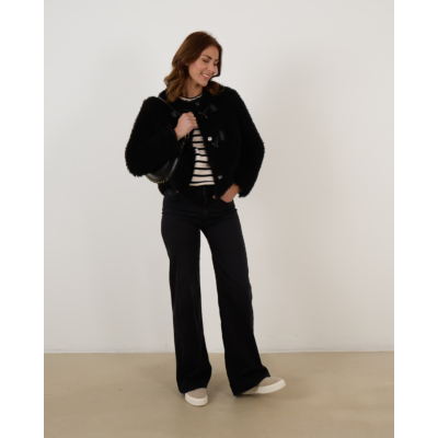 Lois Palazzo Jeans Black Stone L34