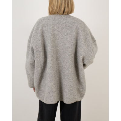 Ame Antwerp Hannah Wooly Oversized Jacket Grey