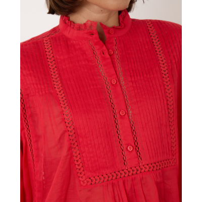 Isabel Marant Disia Blouse Red