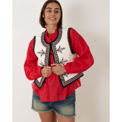 Isabel Marant Zeana gilet Ecru