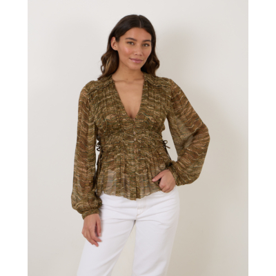 Isabel Marant Axeline Blouse Khaki