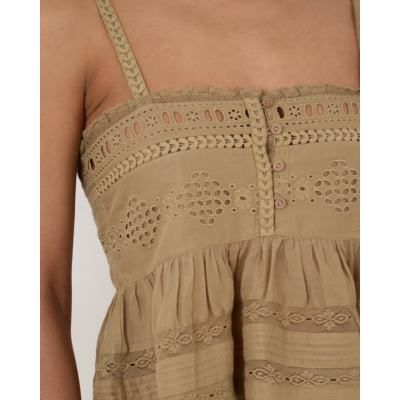 Isabel Marant Denys Top Khaki