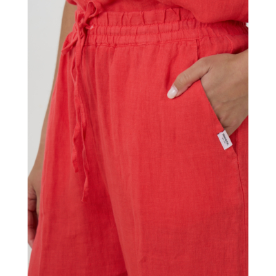 Penn&Ink Linnen Broek Pomegranate