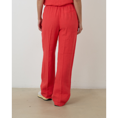 Penn&Ink Linnen Broek Pomegranate