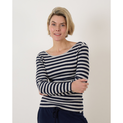 Penn&Ink Longsleeve t-shirt Stripe