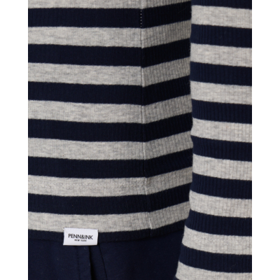 Penn&Ink Longsleeve t-shirt Stripe