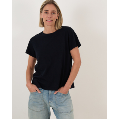 Nili Lotan Brady Tee Dark Navy