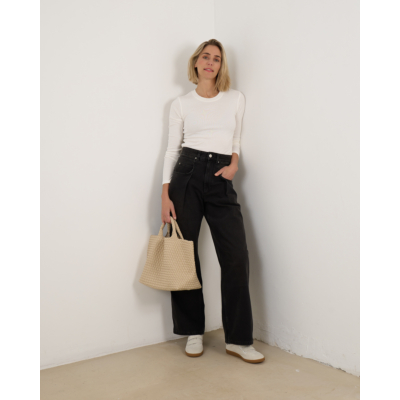Closed Longsleeve Rib T-shirt Ivory