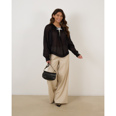 Forte Forte Voile blouse Nero