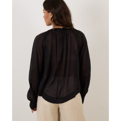 Forte Forte Voile blouse Nero