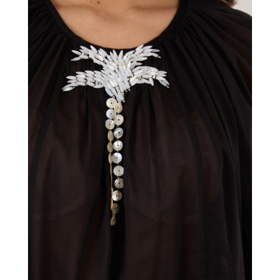 Forte Forte Voile blouse Nero