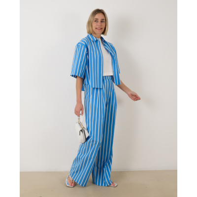 Forte Forte Pantalon Cielo Stripe