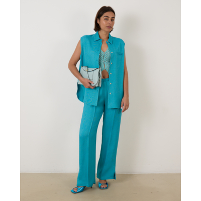 Forte Forte Vest Mouwloos Acqua
