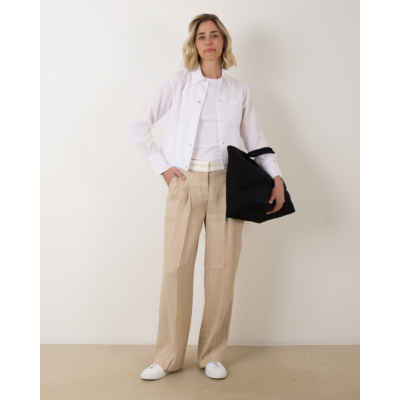 Vince Summer Shirt Jacket Optic White