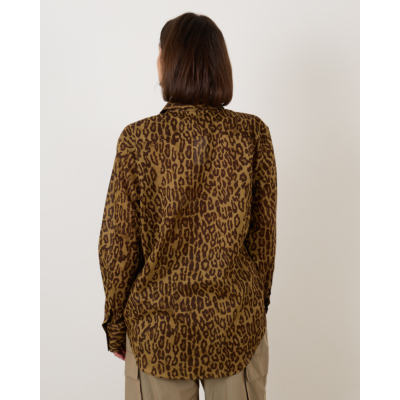 6397 Man Shirt Leopard