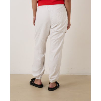 Freecity Flap Snap Large Matte Satin Airjump Pant White