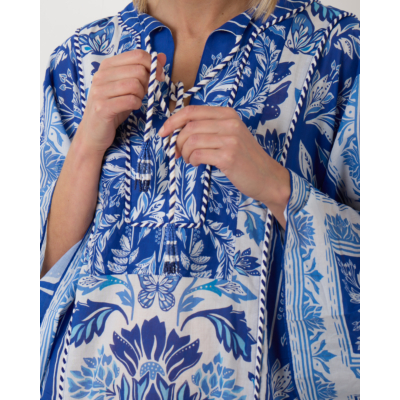 Farm Rio Maxi Cover Up Delicate Tapestry