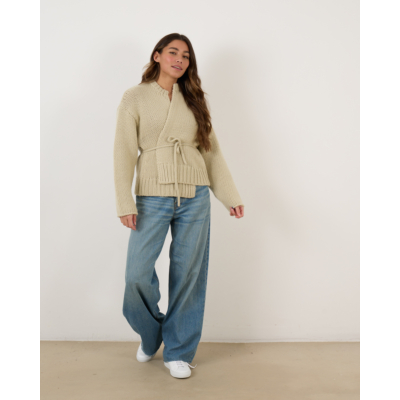 Extreme Cashmere N°384 Ginza Chunky Cardigan Desert