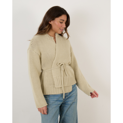 Extreme Cashmere N°384 Ginza Chunky Cardigan Desert