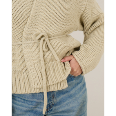 Extreme Cashmere N°384 Ginza Chunky Cardigan Desert