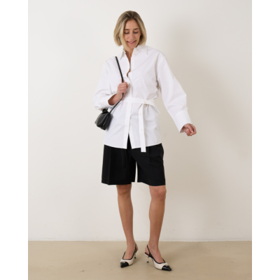 Róhe blouse lange mouw 100 OPTIC WHITE