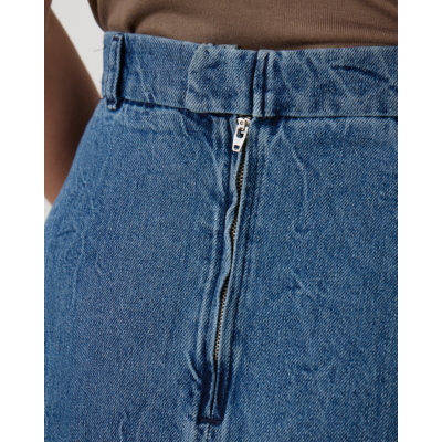 Róhe  A-line denim skirt Blue