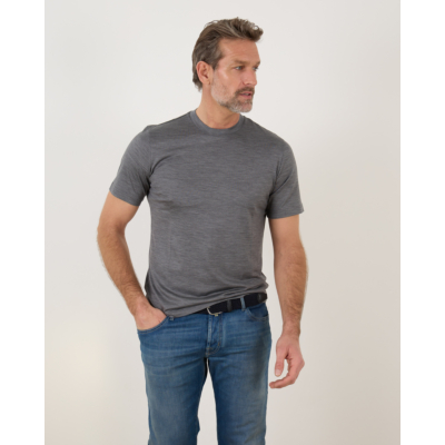 Stefan Brandt Eli T-shirt Mel Grey