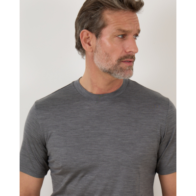 Stefan Brandt Eli T-shirt Mel Grey