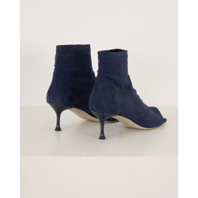 Morobé Luz Enkellaarsje Dark Blu Suede