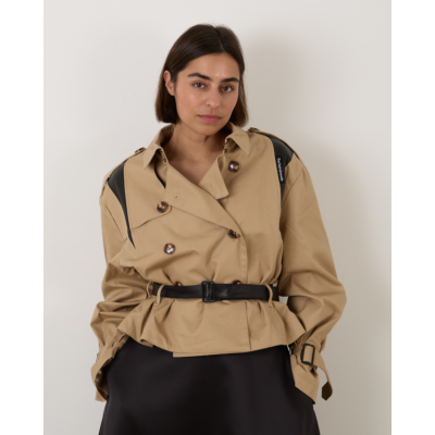 1/OFF Trench Jack Beige